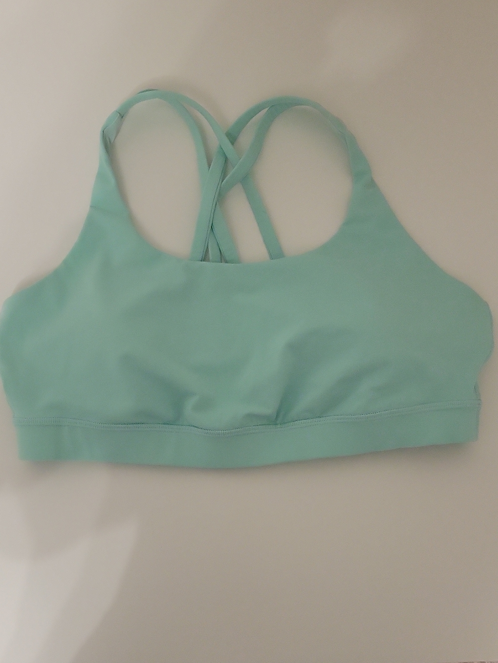 Lululemon Strappy Cross-Back Sports Bra - Mint